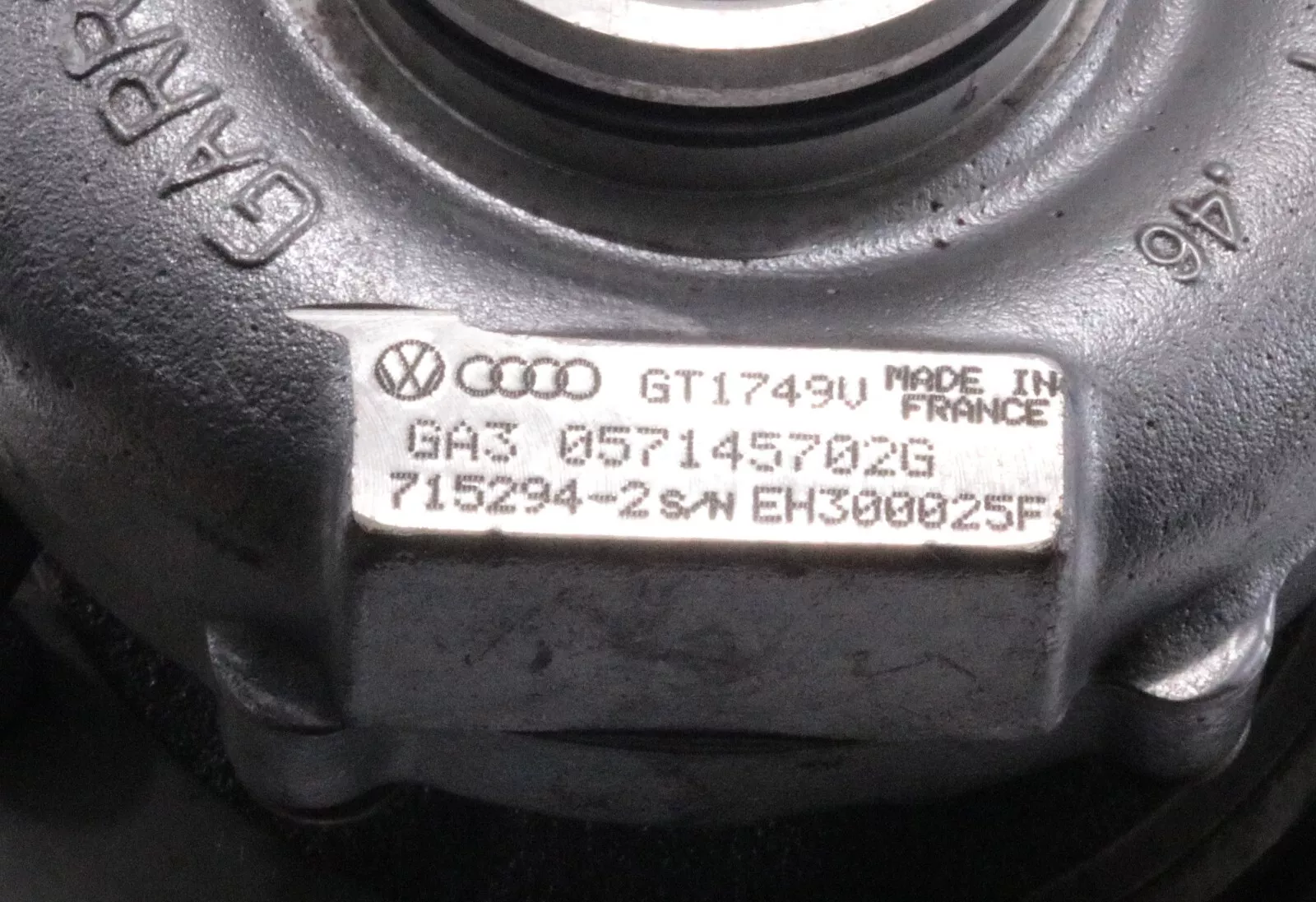 Turbocharger for Audi A8 3.3 TDI (D2) 225HP (1999-02) 715294 - Image 5