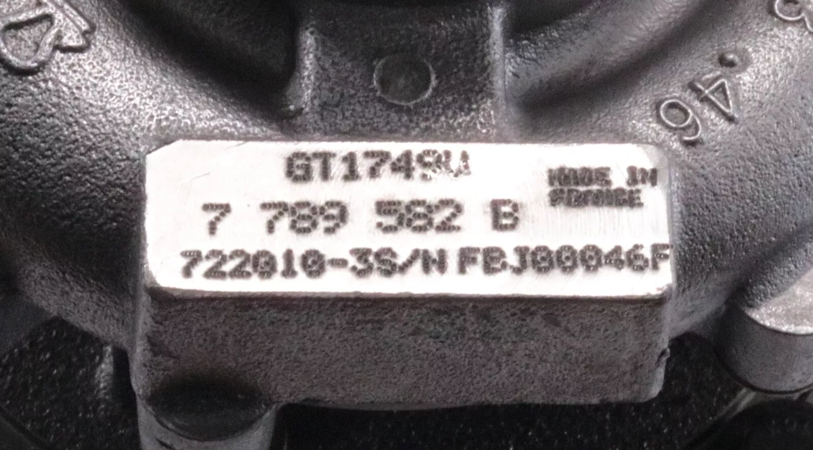 Turbocharger for BMW 740d (E65) 258HP (2001-2005) 722010 - Image 5