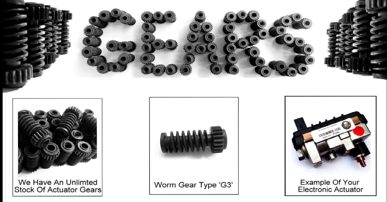 NEW HELLA Electronic turbocharger actuator gear / worm - Motor Type 1 / 73541900 - Image 2
